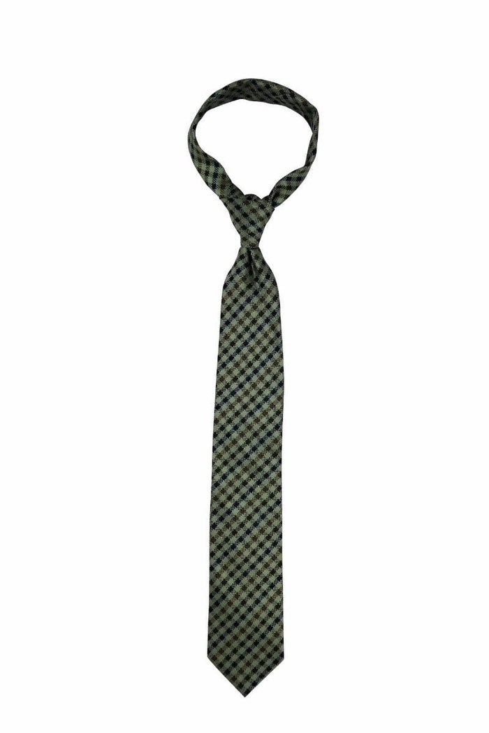 Green 70's Couch Pre-tied Tie, Tie, GoTie