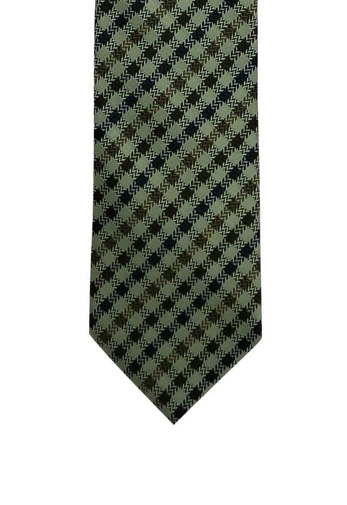 Green 70's Couch Pre-tied Tie, Tie, GoTie