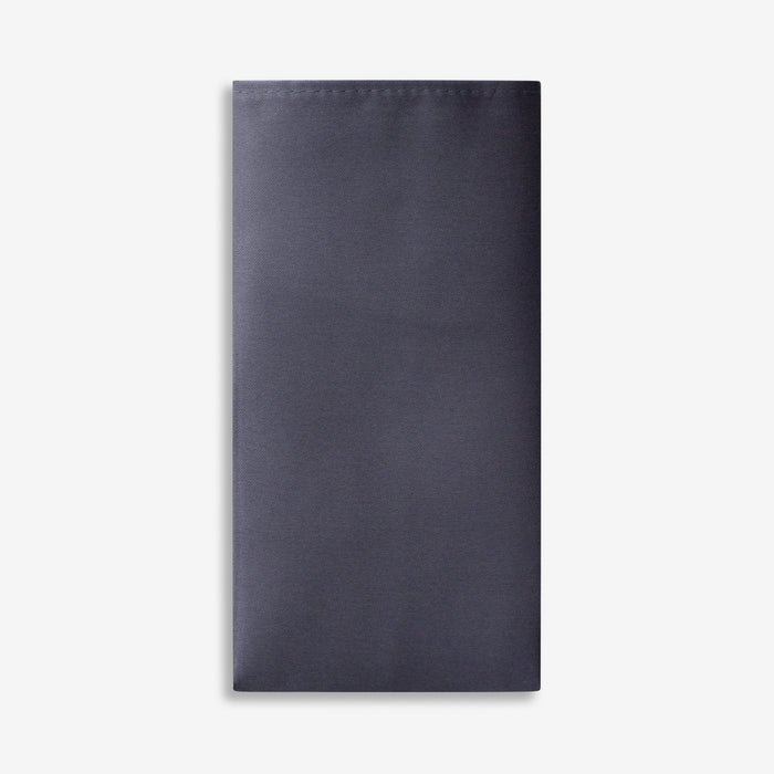 Gun Metal Grey Pocket Square
