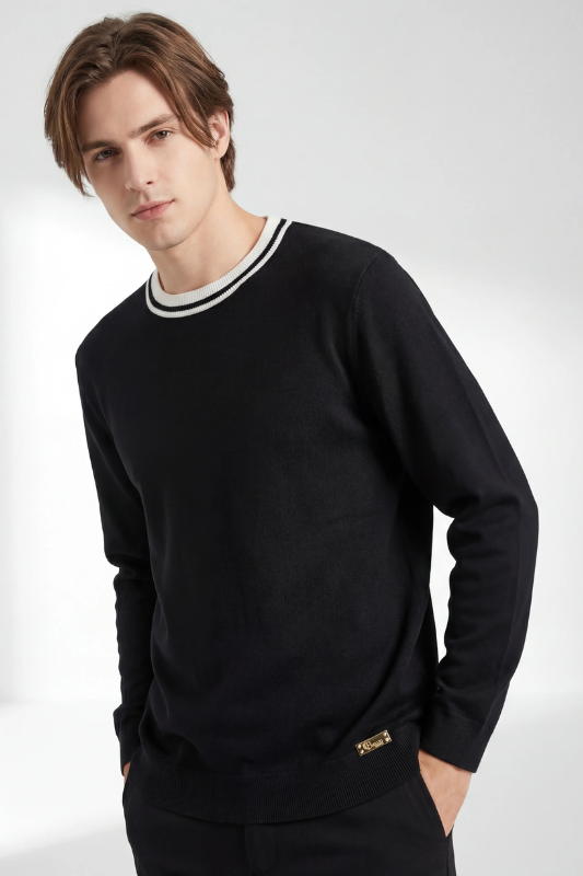 Halo Contrast Knit