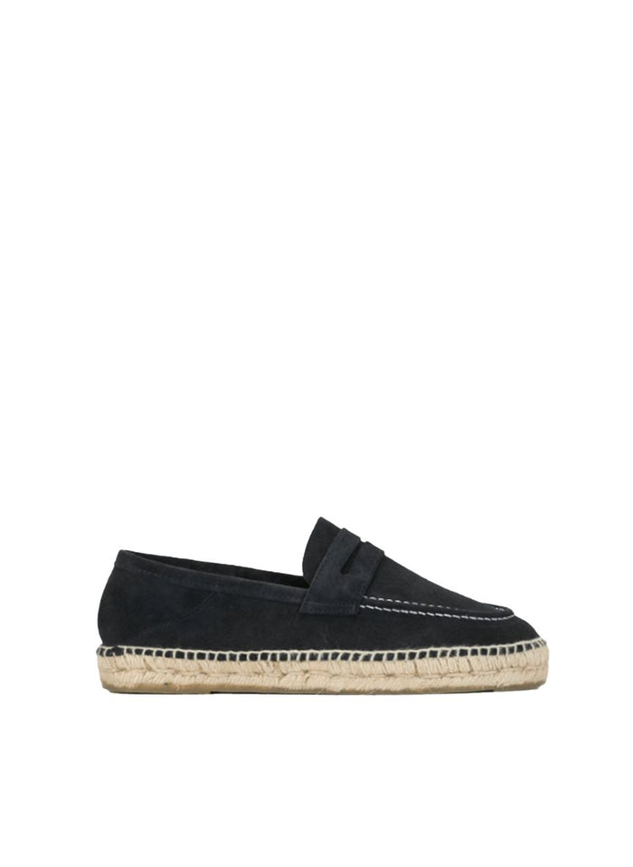 Espadrilles Manebi Hamptons Traveler Loafers Suede Espadrilles Patriot Blue Apoella