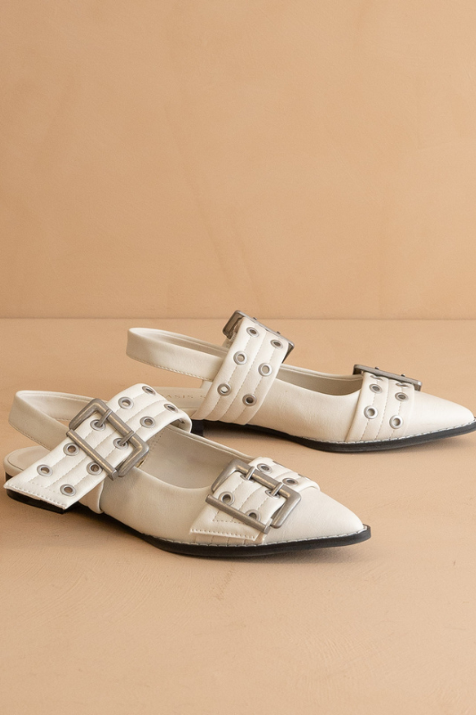 Harlow Buckle Flat