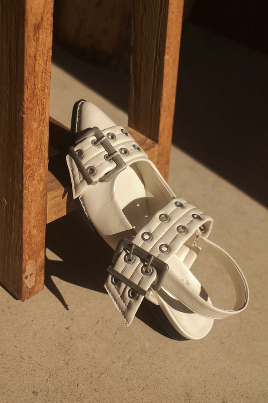 Harlow Buckle Flat