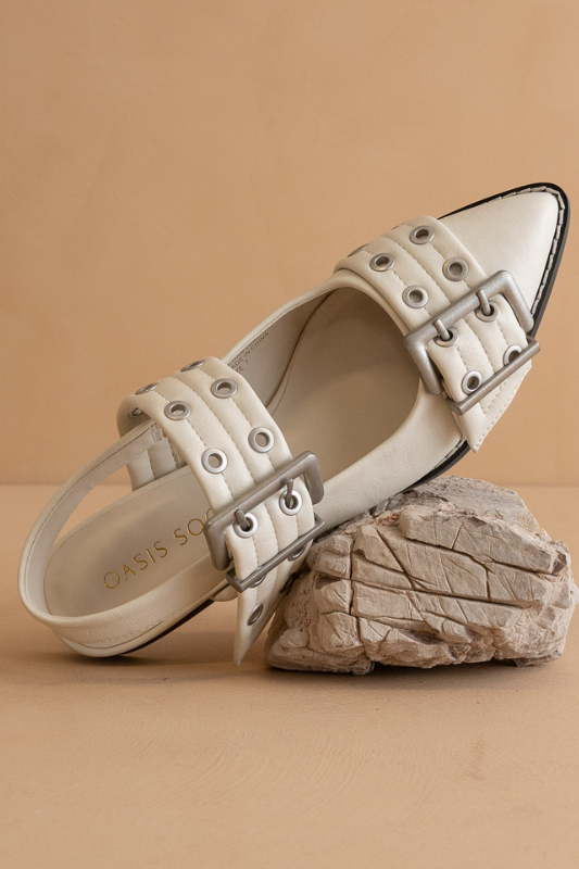 Harlow Buckle Flat