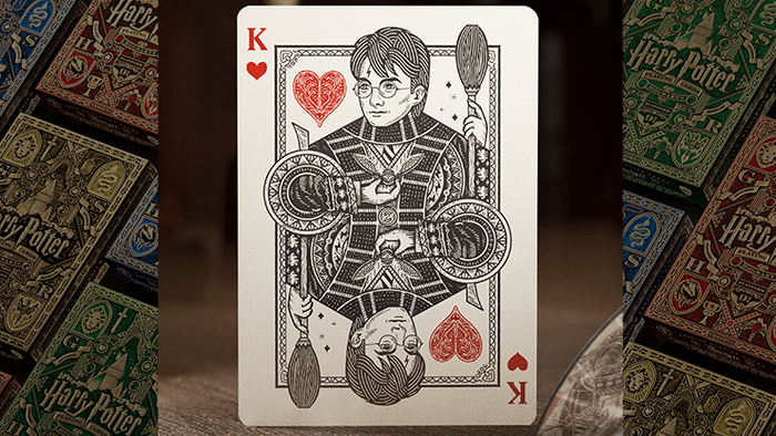 PlayingCardDecks.com-Harry Potter Playing Cards 4 Deck Set USPCC
