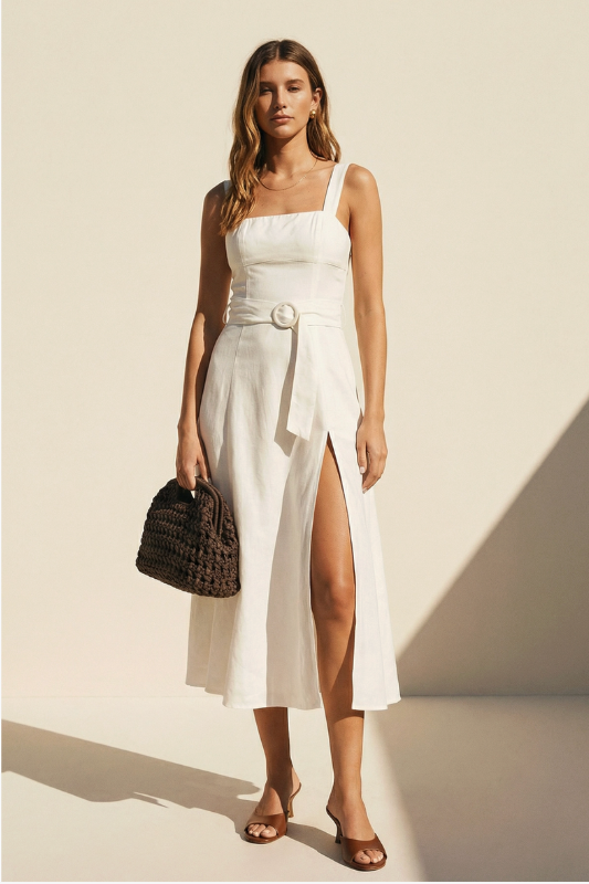Heaven Midi Dress - Ivory<br>***LAST ONE***
