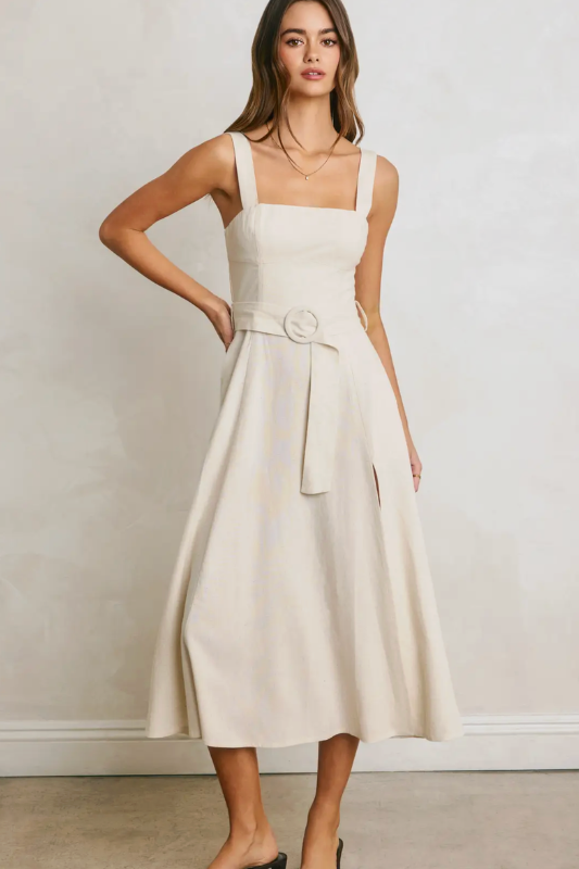 Heaven Midi Dress - Ivory<br>***LAST ONE***