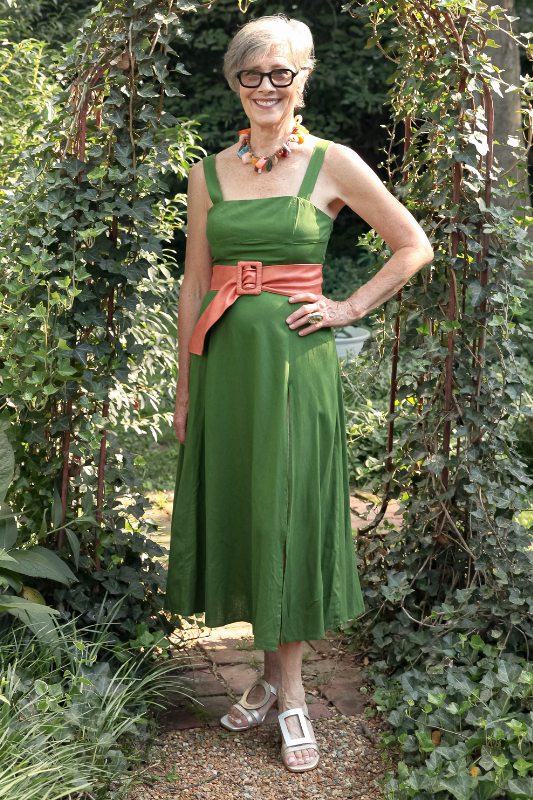 Heaven Midi Dress- Green