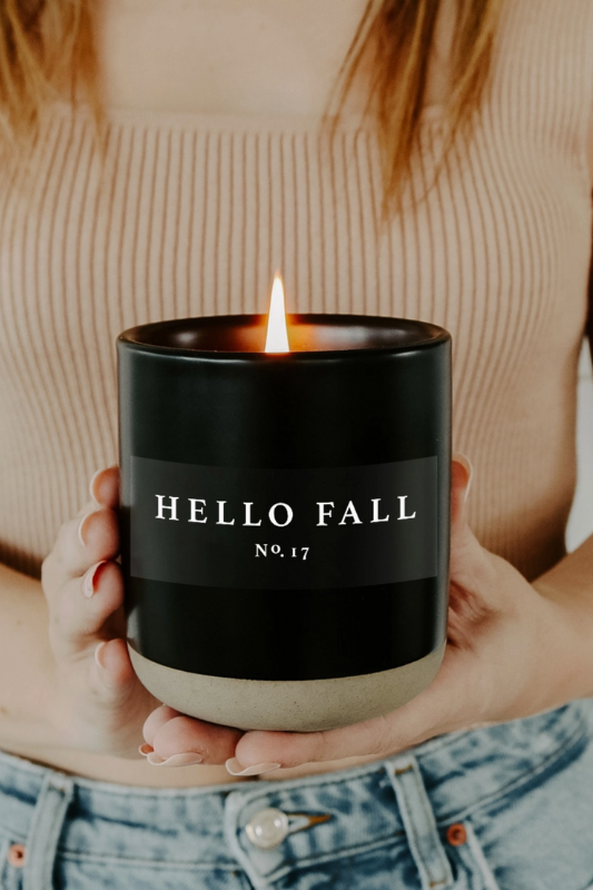 Hello Fall 12 oz Candle