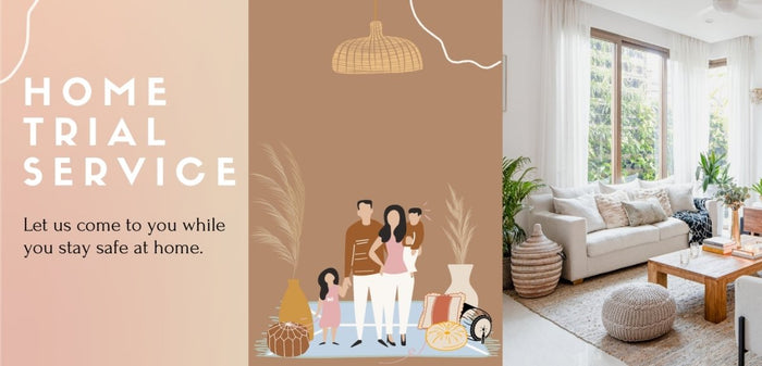 Services Home Trial Service - All Decor - Cushion \ Clock \ Pouf \ Baskets