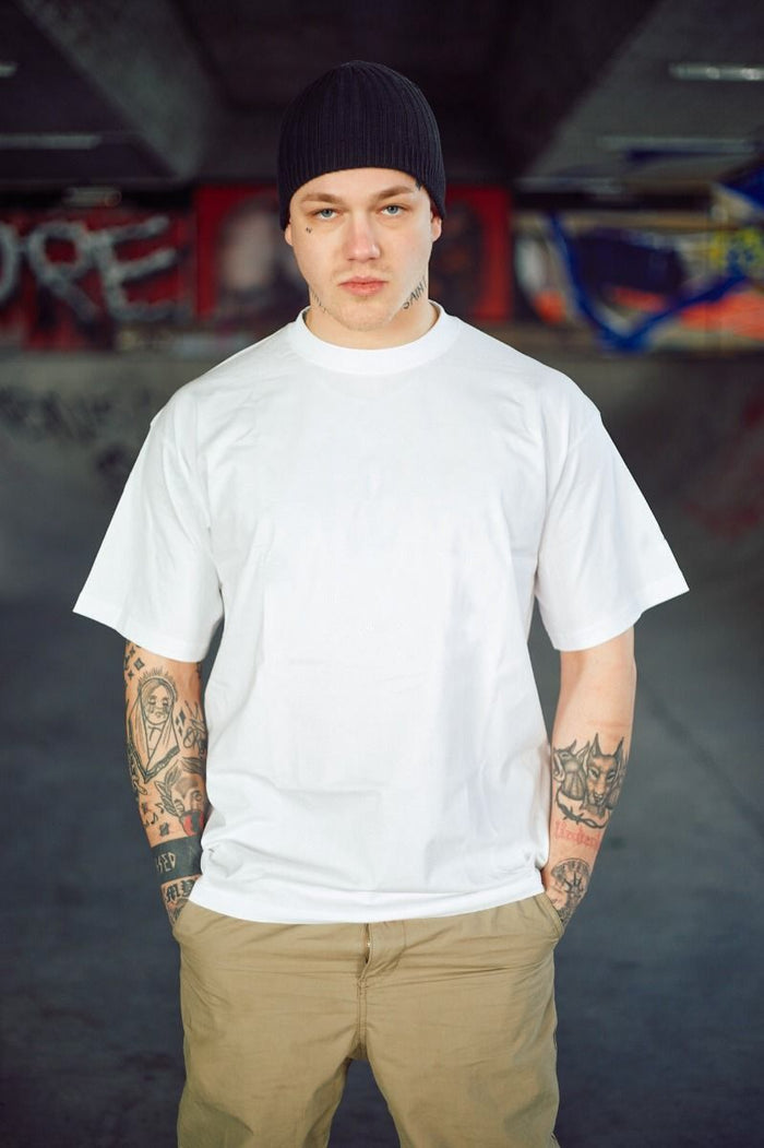 HOOD OVERSIZED T-SHIRT WHITE
