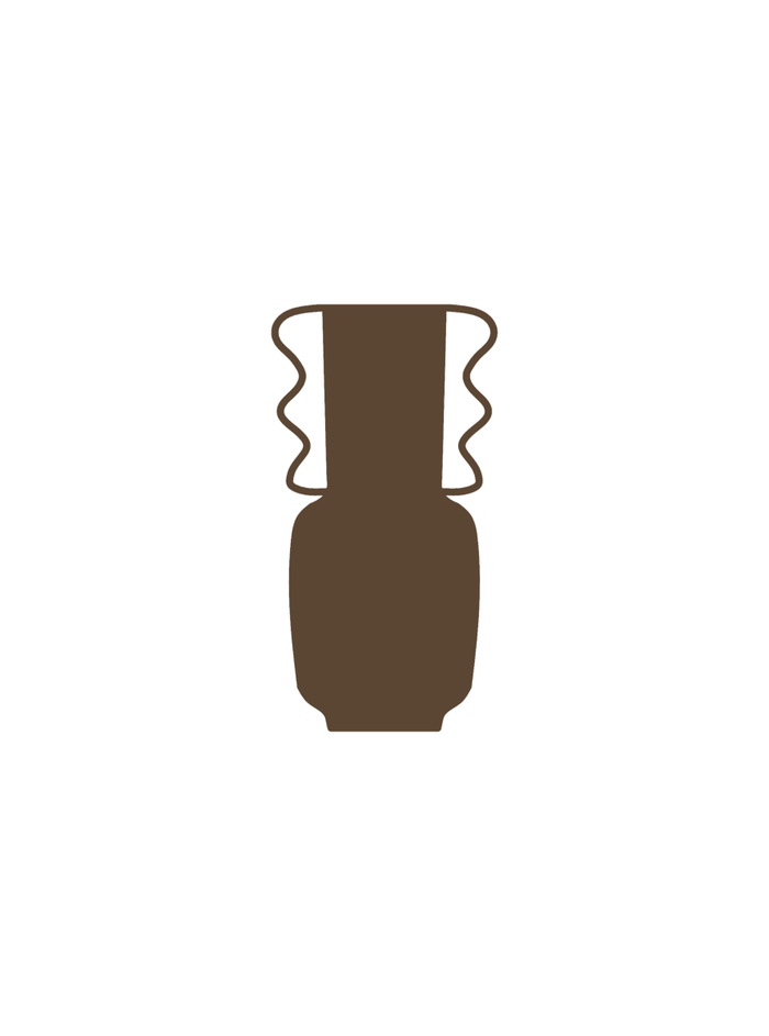 Vases Hydra Tall Vase - Mocha Brown - Brown