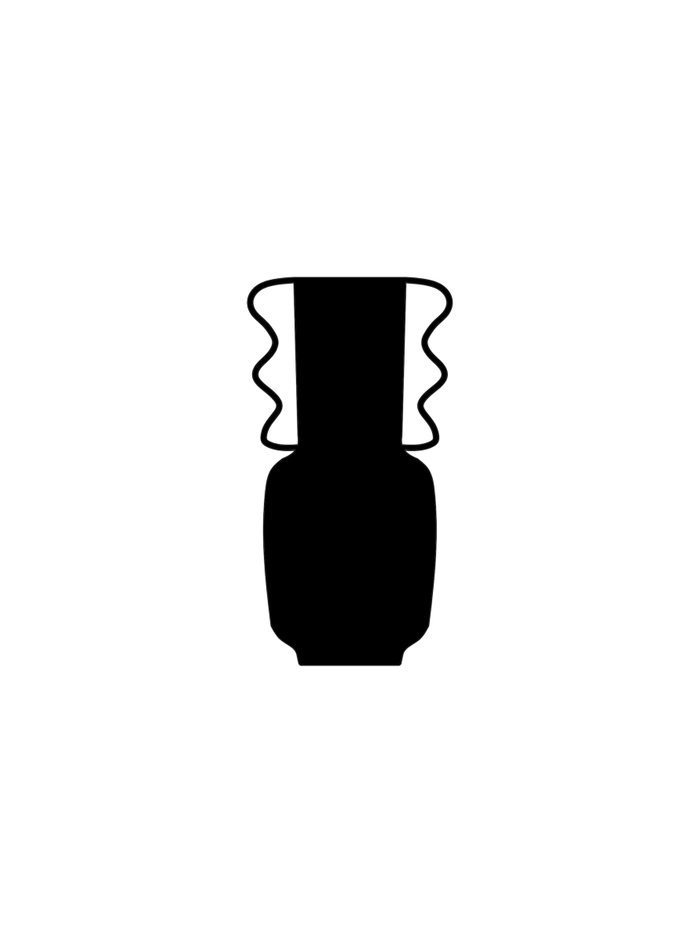 Vases Hydra Tall Vase - Nero Black - Black