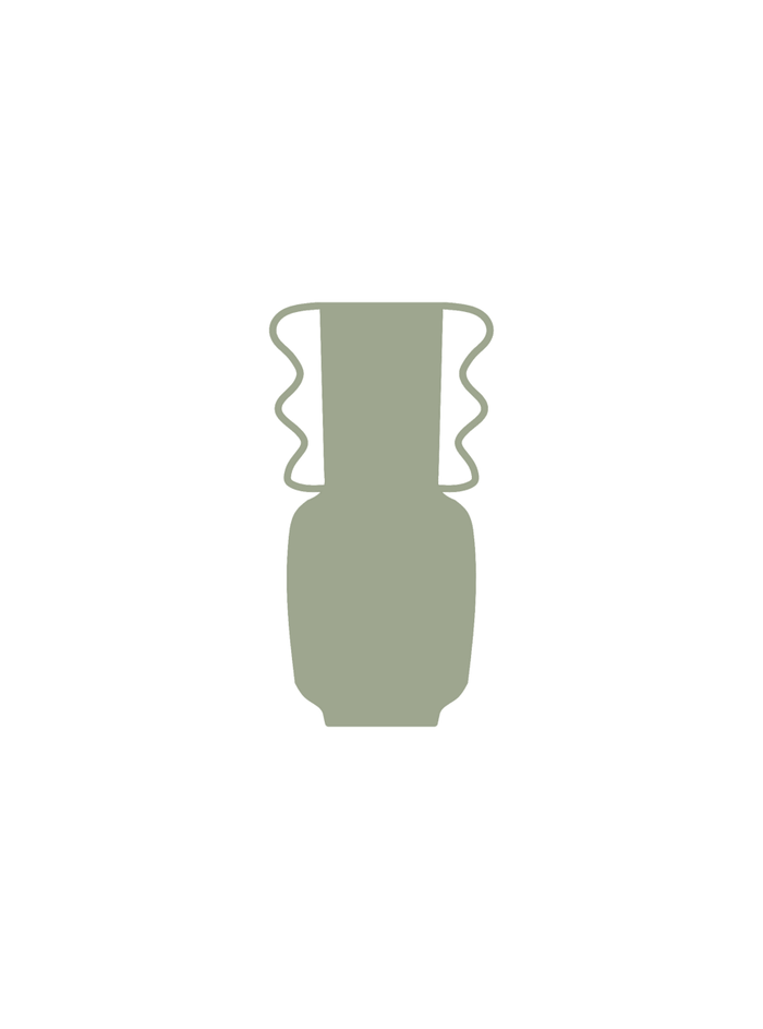 Vases Hydra Tall Vase - Sage Olive Green - Olive Green
