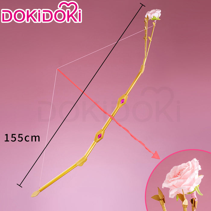 【In Stock】DokiDoki Anime Cosplay Weapon Prop Flower Bow and Arrow