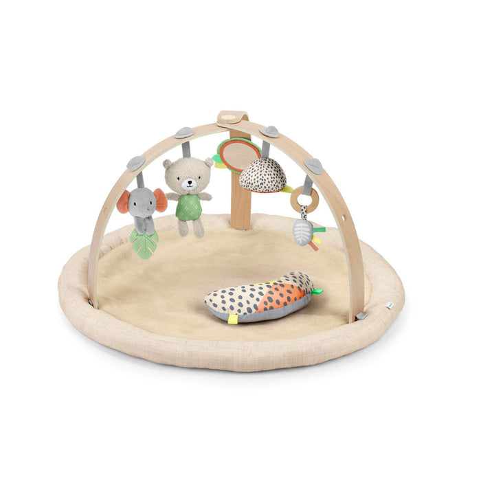 Ingenuity Every Season Plush Lambswool Baby Play Gym, 0+ Months - Natural