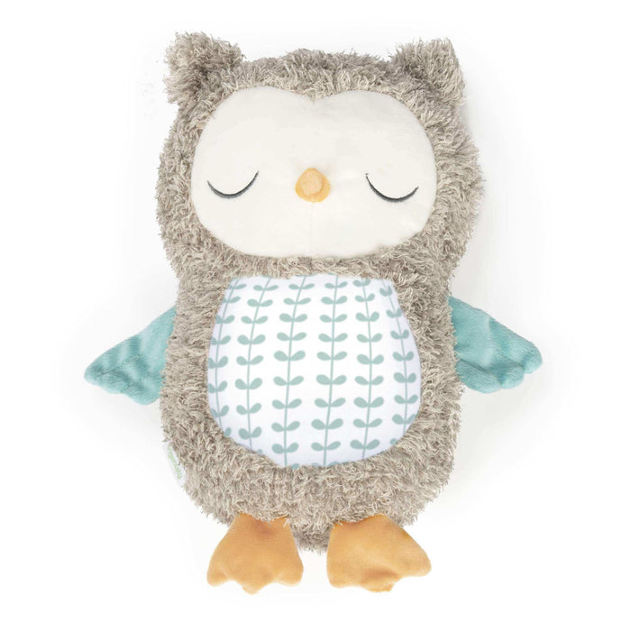 Snuggle Sounds Nally owl plush toy with Bluetooth speaker and crib attachment for baby soothing