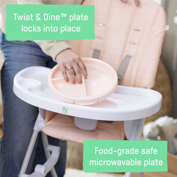 Ingenuity Sun Valley Compact Folding High Chair - Pink