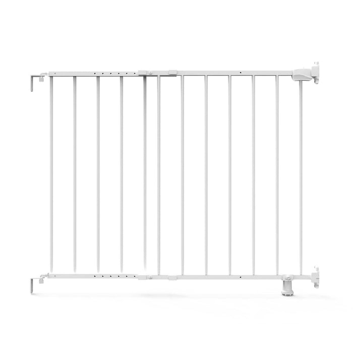 Summer by Ingenuity The Stairway 42W Series white metal safety gate for stairs and doorways