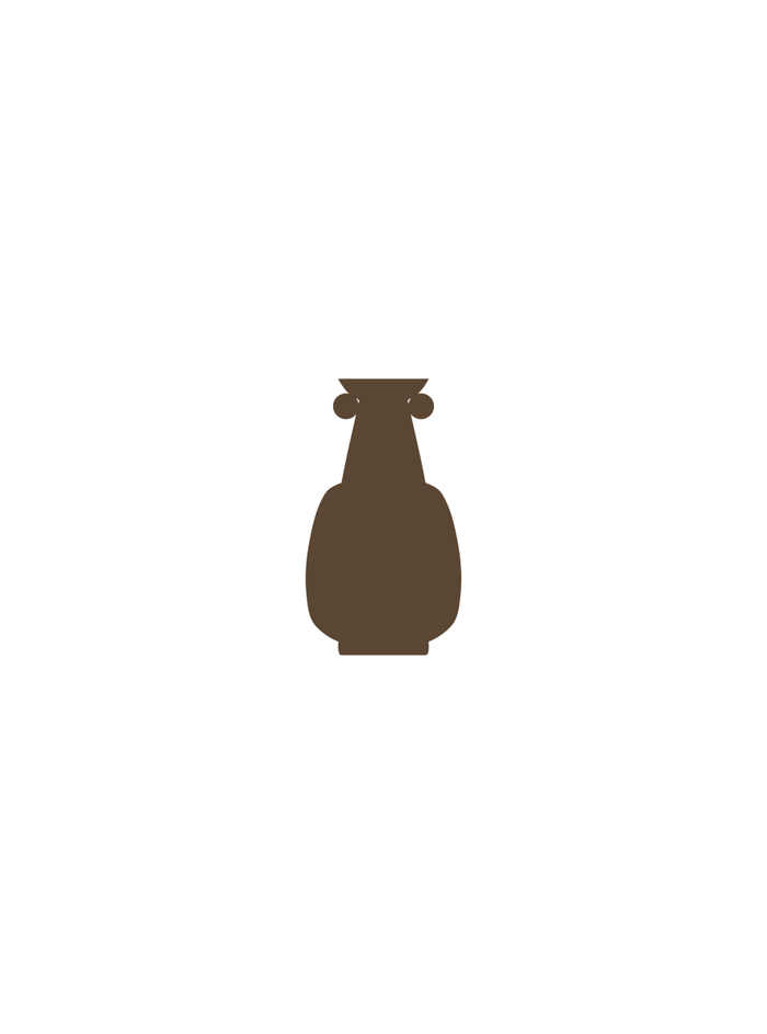 Vases Iris Tall Vase - Mocha Brown - Brown
