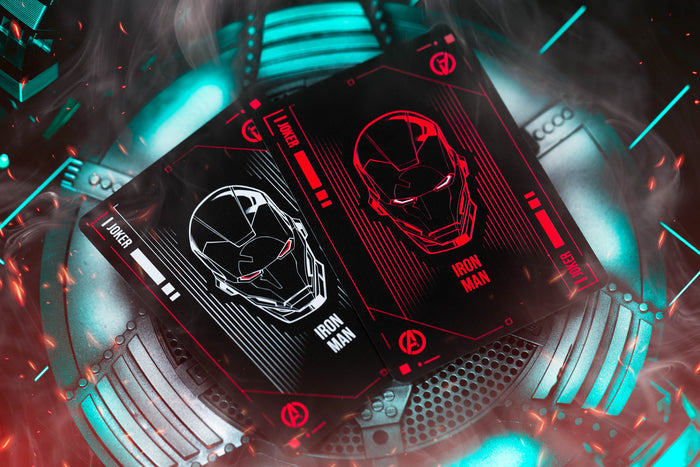 Iron Man Mark 33 Silver Playing Cards