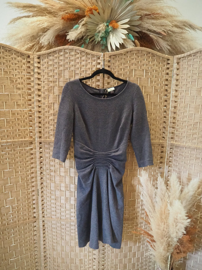 Issa London Grey Wool Dress Size 10