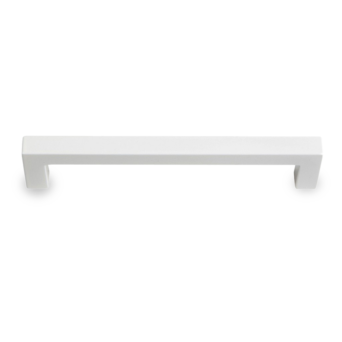 A simple flat rectangular pull with a seamless and modern design.
