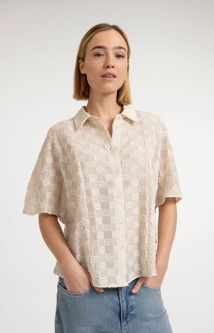 Jacquard blouse