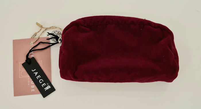JAEGER Red Velvet purse