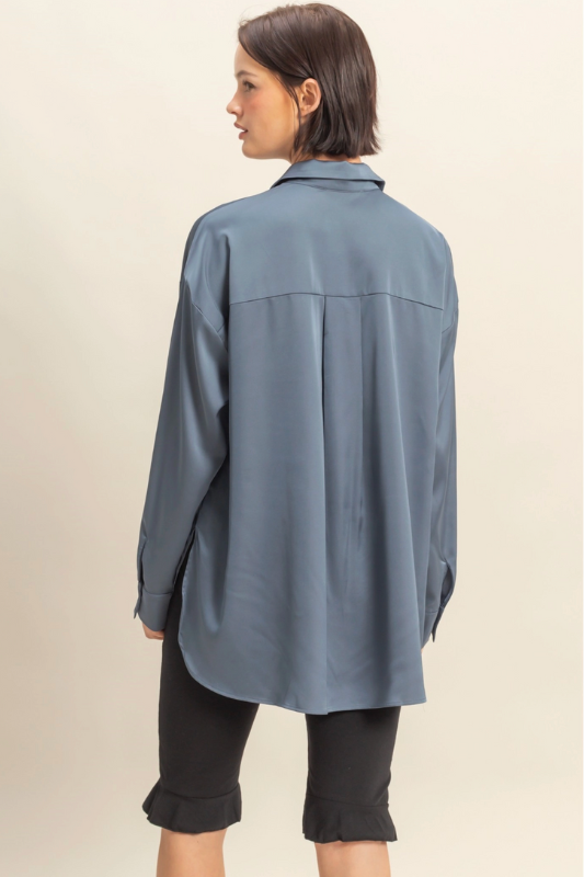 Jessi Oversized Satin Top