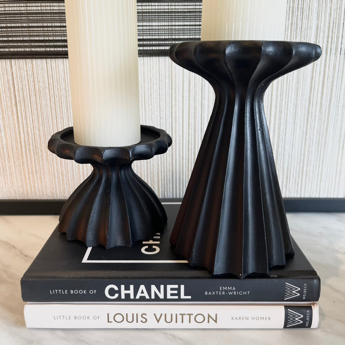 Jozette Black Decorative Candle Holder Accessories
