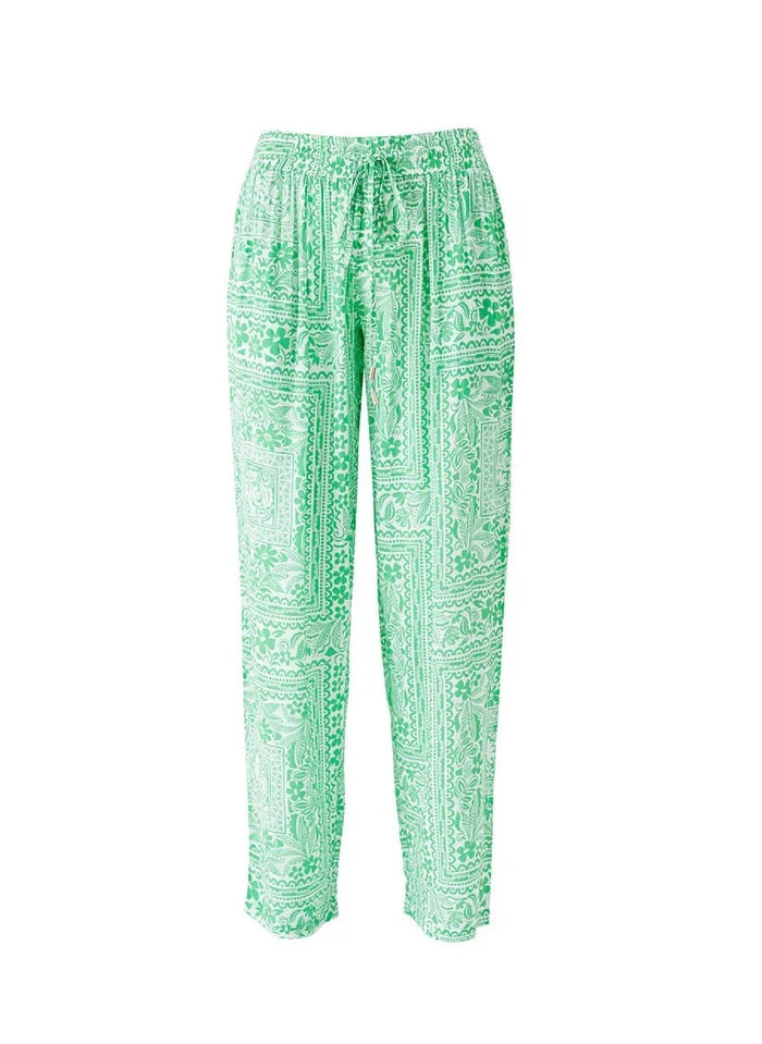 Pants Melissa Odabash Jude Elastic Waist Straight Leg Pants Medina Apoella