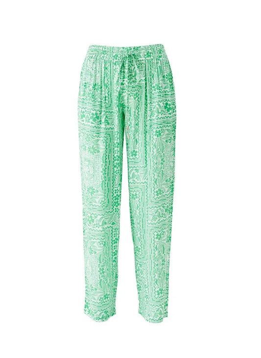 Pants Melissa Odabash Jude Elastic Waist Straight Leg Pants Medina Apoella