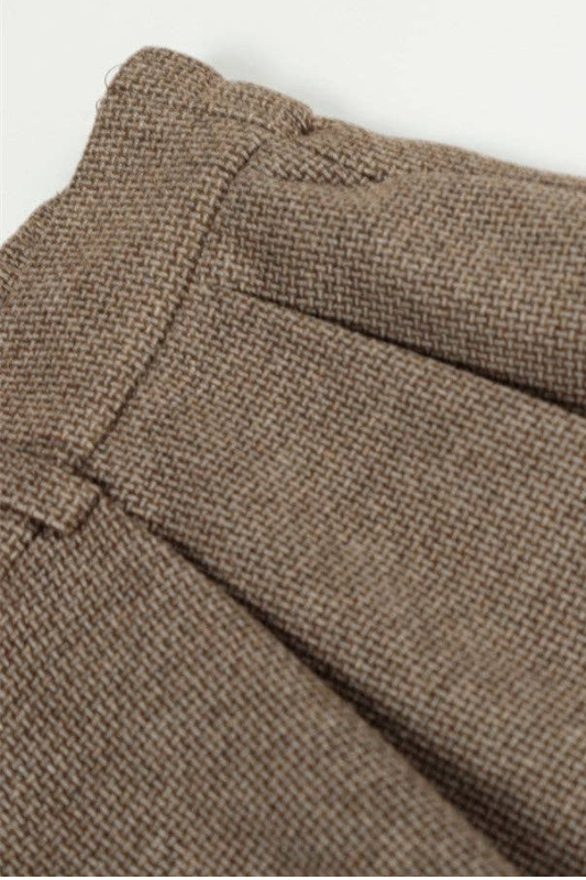 Kareem Relaxed Trouser - Brown