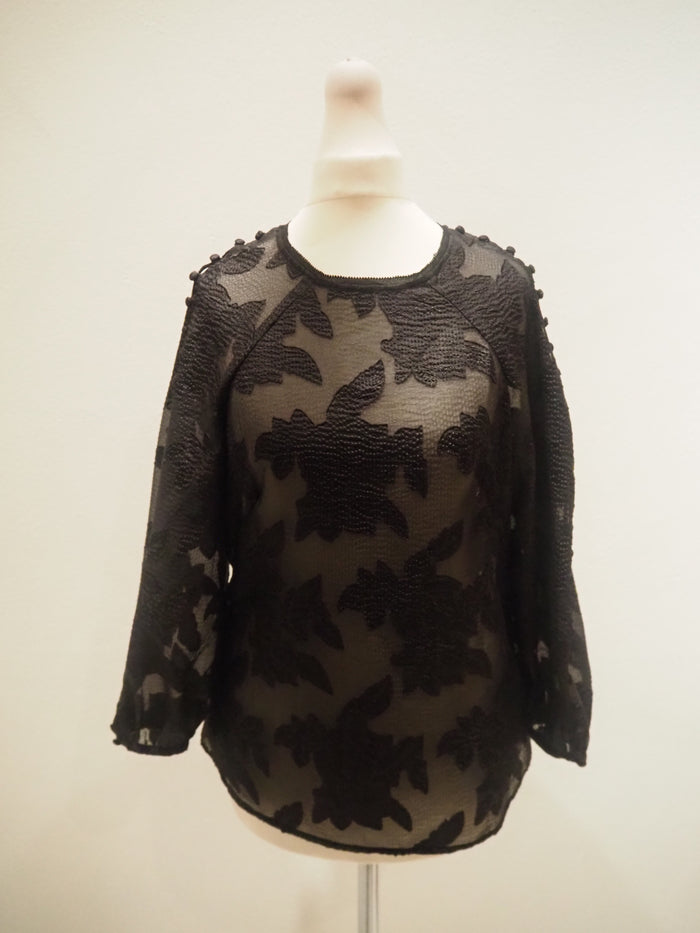 Karen Millen Black top 8 (New RRP £99)