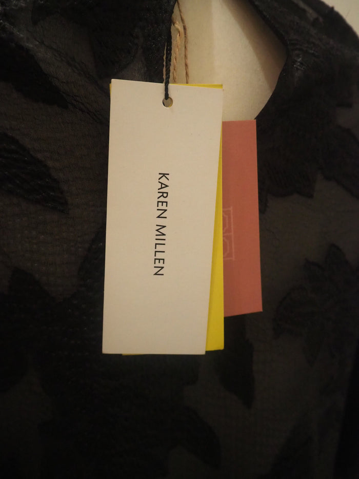 Karen Millen Black top 8 (New RRP £99)