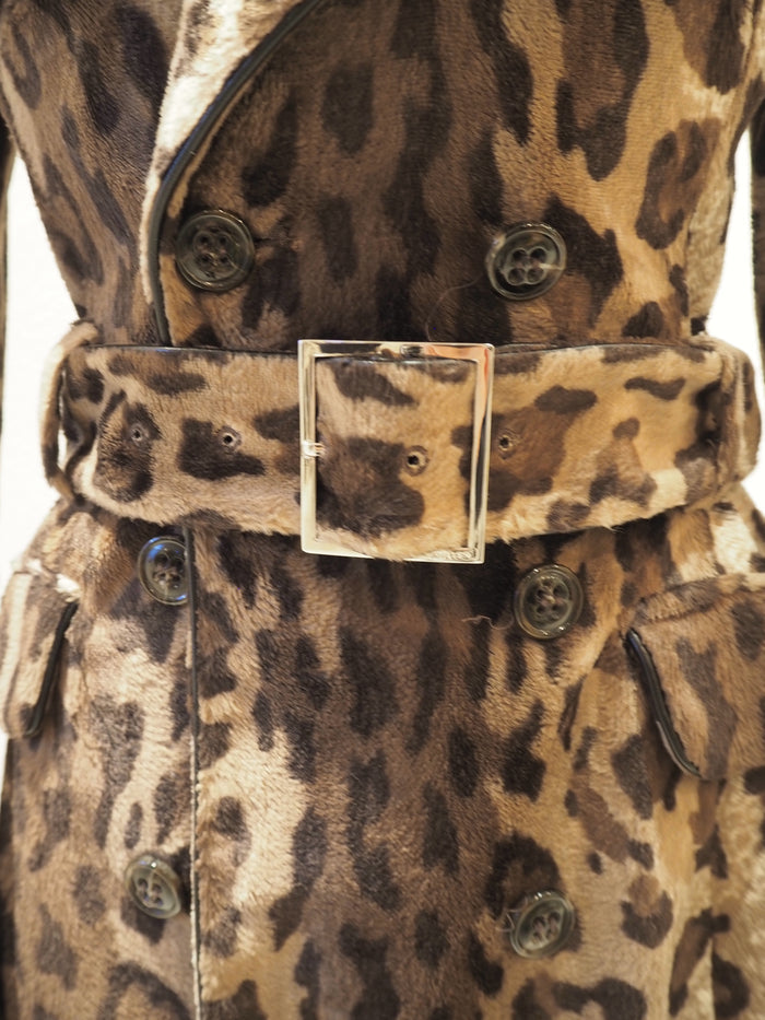 Karen Millen Faux Fur Animal print Coat 6/8