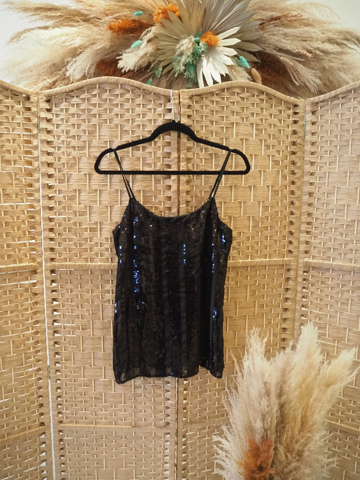 Karen Millen Sequin Cami Size 8