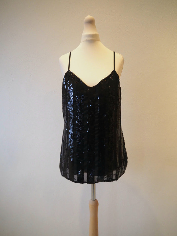 Karen Millen Sequin Cami Size 8