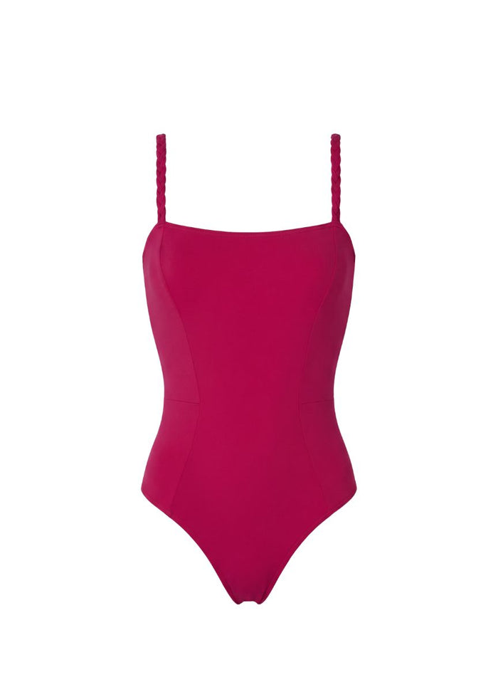 One-Piece Kiohne Karina Braided Trim One Piece Wild Magenta Apoella