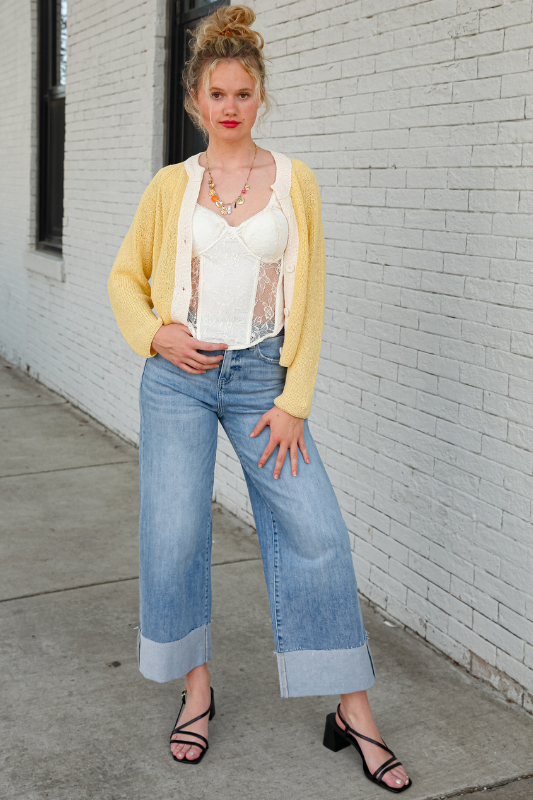 Karsyn Cuffed Denim