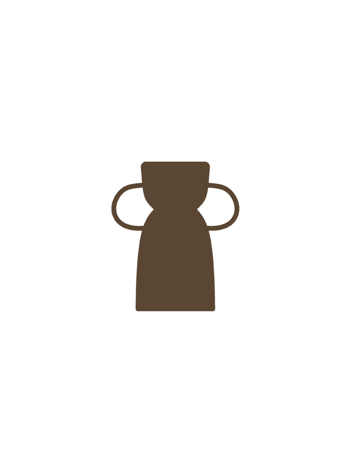 Vases Kratos Tall Vase - Mocha Brown - Brown