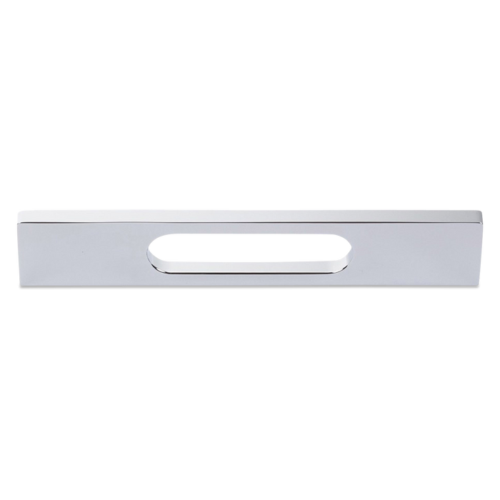 The Level Pull features a contemporary, modern style.