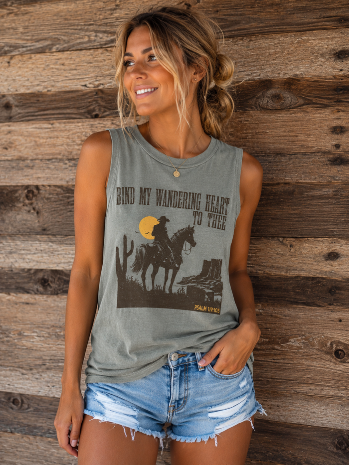 Liberty Wear Bind My Heart Muscle Tank Top