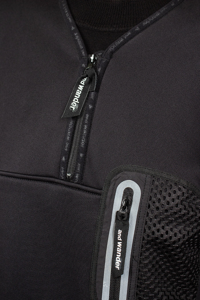 Light Fleece Pullover Black