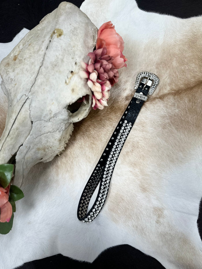 Lil’ Britches Rhinestone Western Belt