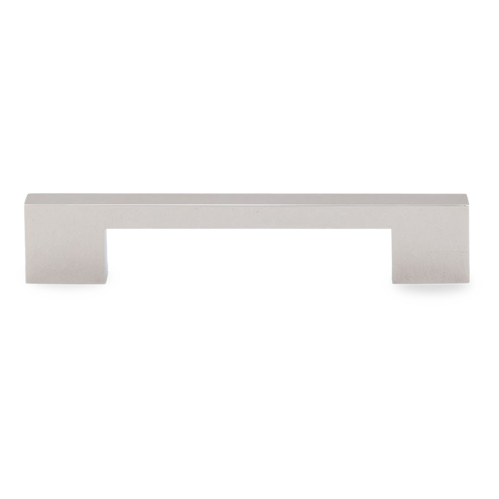 Contemporary with a seamless design, this pull has a black finish contributing to its modern appeal.