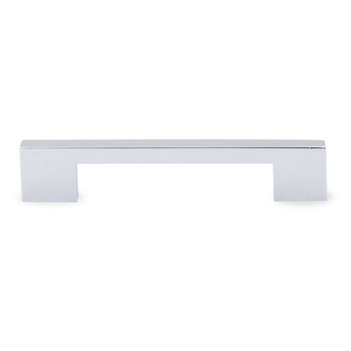 Contemporary with a seamless design, this pull has a black finish contributing to its modern appeal.