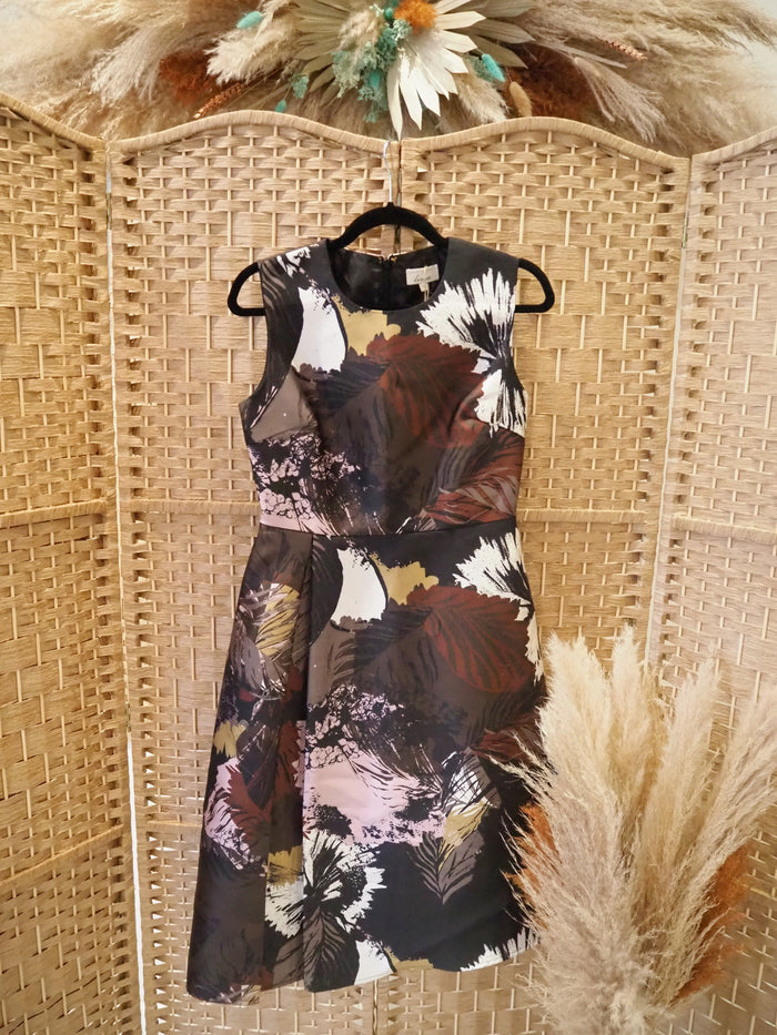 Linea Floral Empire Dress Size 8