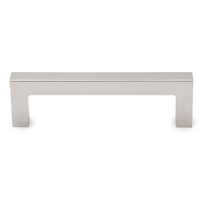 A seamless, contemporary pull with a rectangular shape.
